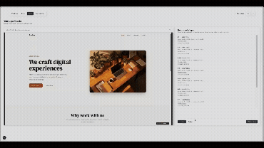 Demo of the review and steps workflow